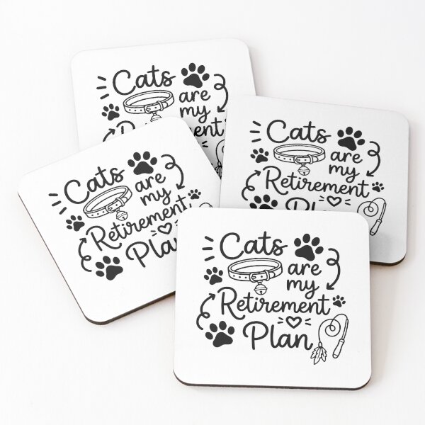 Item preview, Cats are my retirement plan designed and sold by gunaone-design.