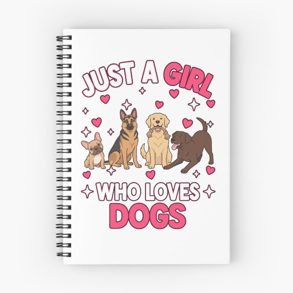 Item preview, Just a Girl Who Loves Dogs designed and sold by EverkindInk.
