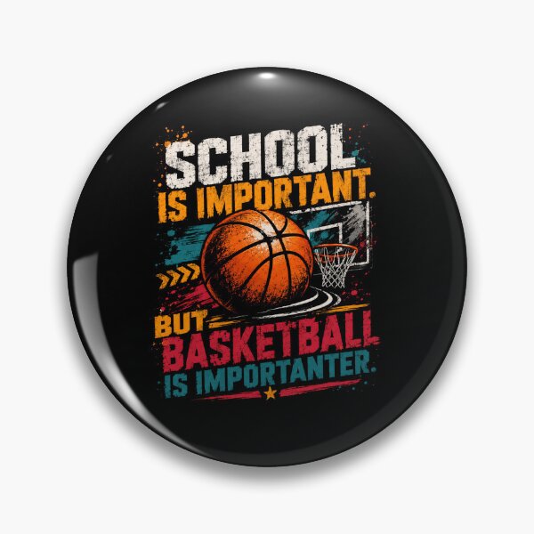 Item preview, School Is Important But Basketball Is Importanter Student Athlete Hoops Player designed and sold by JonesFlora2025.