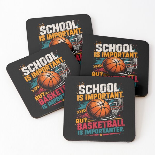 Item preview, School Is Important But Basketball Is Importanter Student Athlete Hoops Player designed and sold by JonesFlora2025.