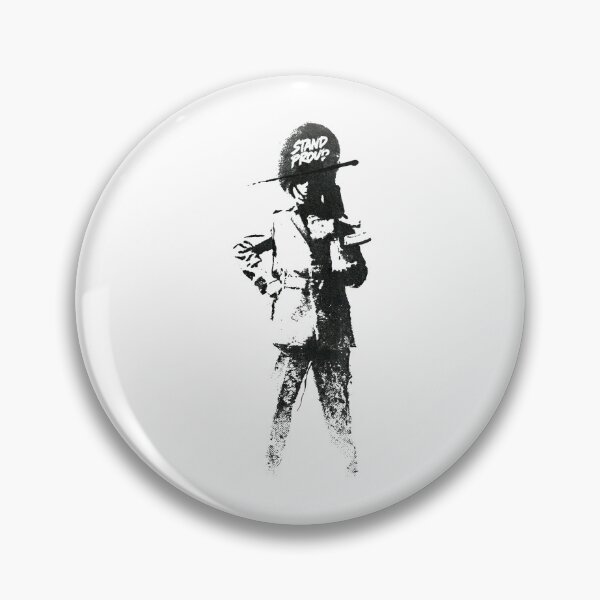 Item preview, British Kings Guard Posing Stencil Graffiti Art designed and sold by EdvvinStudios.