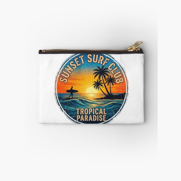 Item preview, Sunset Surf Club Tropical Paradise Retro Badge Vector Design designed and sold by Rahat3344.