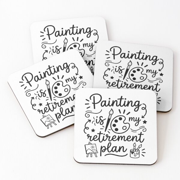 Item preview, Painting is my retirement plan designed and sold by gunaone-design.