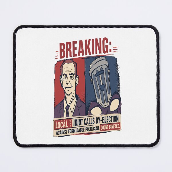 Item preview, Clean up Clacton. Vote Binface designed and sold by DashBliss.