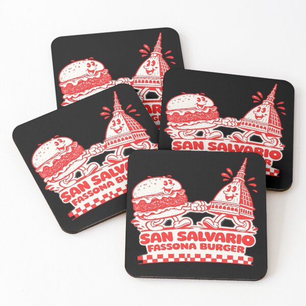 Item preview, San Salvario Fassona Burger - Retro 30s Cartoon designed and sold by Torinostalgia.