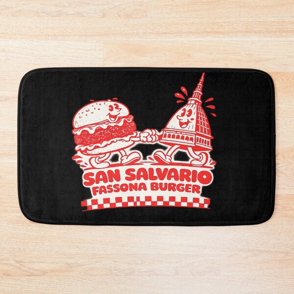 Item preview, San Salvario Fassona Burger - Retro 30s Cartoon designed and sold by Torinostalgia.