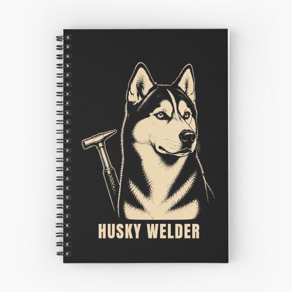 Item preview, Husky Welder | Siberian Husky Welding Vintage Graphic designed and sold by RusticMeadow.