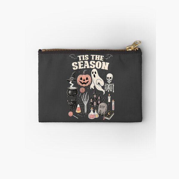 Item preview, Vintage Halloween Tee Skeleton Pumpkin Ghost Tis The Season Retro Spooky Season Shirt designed and sold by LessIsLoud.