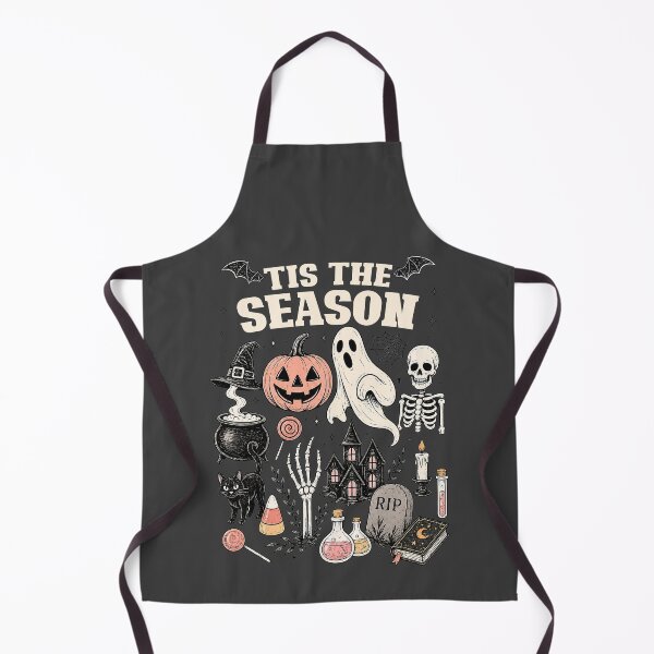 Item preview, Vintage Halloween Tee Skeleton Pumpkin Ghost Tis The Season Retro Spooky Season Shirt designed and sold by LessIsLoud.