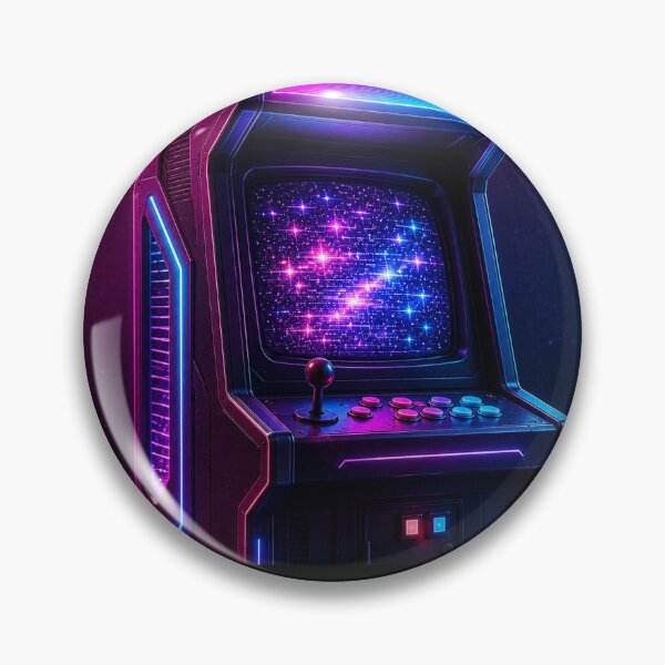 Item preview, Vaporwave Arcade Cabinet Starry Galaxy designed and sold by kayodeDesign.