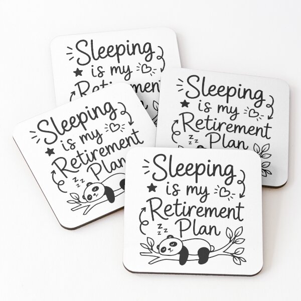 Item preview, Sleeping is my retirement plan designed and sold by gunaone-design.