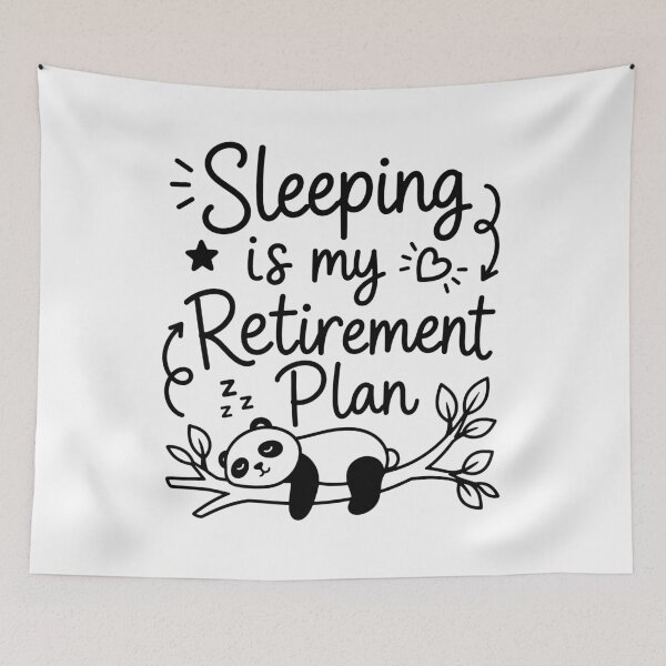 Item preview, Sleeping is my retirement plan designed and sold by gunaone-design.