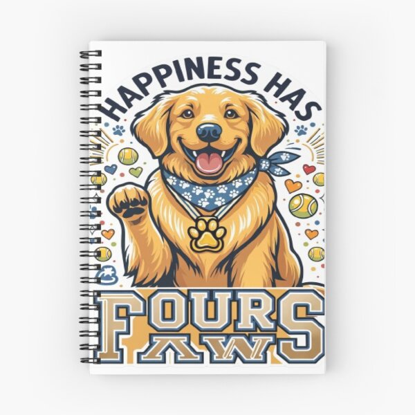 Item preview, Happiness Has Four Paws designed and sold by ClaussShop.