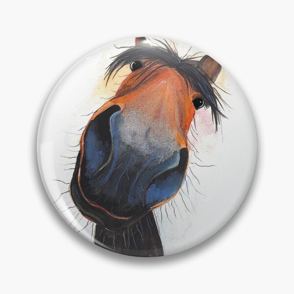 Item preview, HORSE PRiNT 'HAPPY DAVE' BY SHIRLEY MACARTHUR designed and sold by Shirley MacArthur Art.