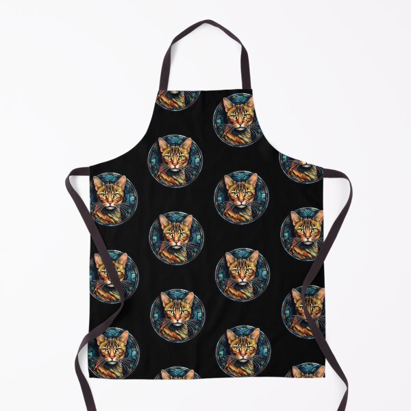Item preview, Toyger Cat Stained Glass Leadlight Artistic Design Boys Girls designed and sold by rafaeltto.