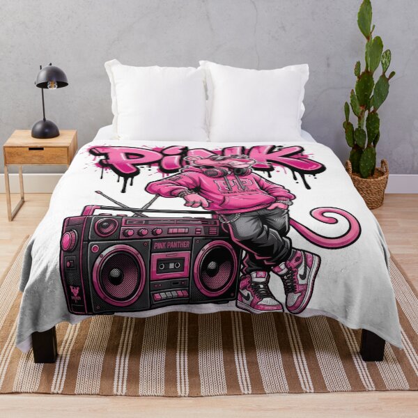 Item preview, Pink Panther Hip Hop Vector Illustration designed and sold by Rahat3344.