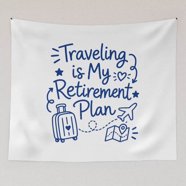 Item preview, Traveling is my retirement plan designed and sold by gunaone-design.