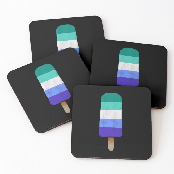 Item preview, Cute Gay Male Pride Flag Popsicle designed and sold by TackyTime.