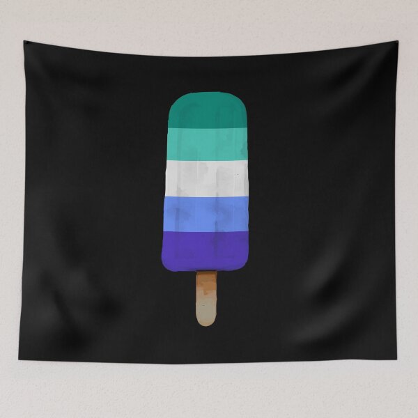 Item preview, Cute Gay Male Pride Flag Popsicle designed and sold by TackyTime.