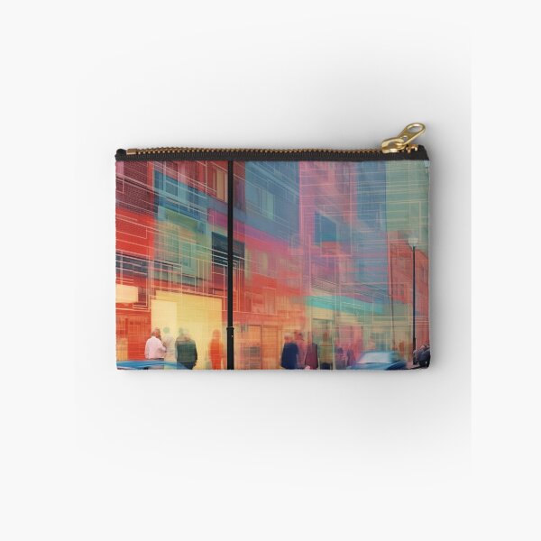 Item preview, Hockney style cityscape layered designed and sold by alex889art.