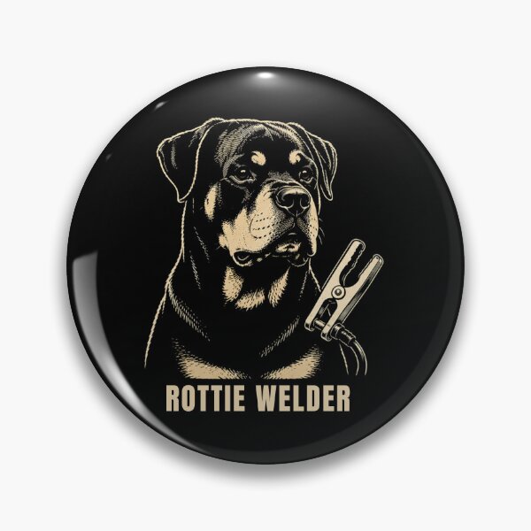 Item preview, Rottie Welder | Rottweiler Welding Vintage Graphic designed and sold by RusticMeadow.