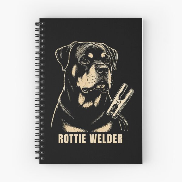 Item preview, Rottie Welder | Rottweiler Welding Vintage Graphic designed and sold by RusticMeadow.
