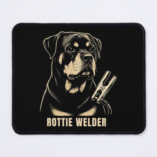 Item preview, Rottie Welder | Rottweiler Welding Vintage Graphic designed and sold by RusticMeadow.