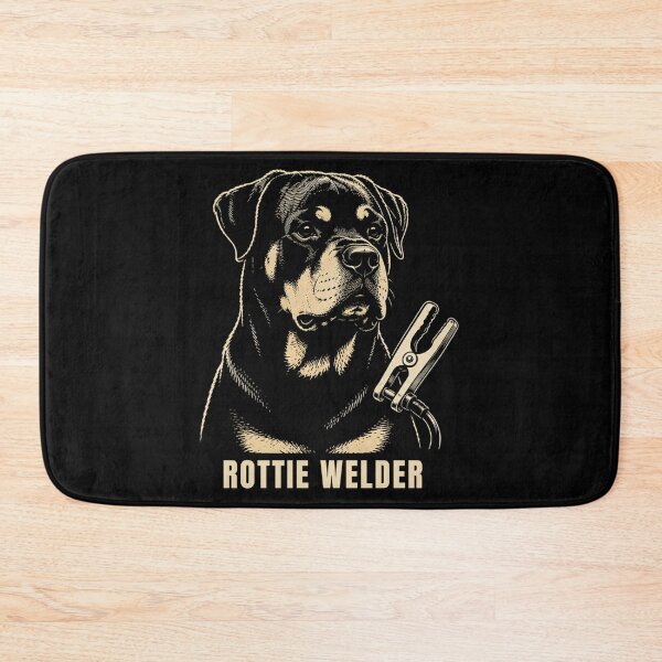 Item preview, Rottie Welder | Rottweiler Welding Vintage Graphic designed and sold by RusticMeadow.