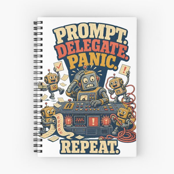 Item preview, Prompt Delegate Panic Repeat designed and sold by Emma Studio.