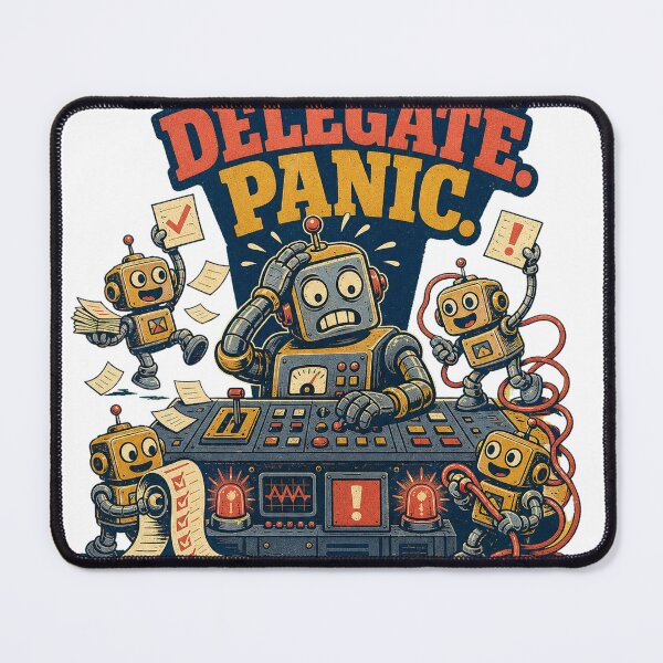 Item preview, Prompt Delegate Panic Repeat designed and sold by Emma Studio.