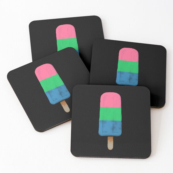 Item preview, Cute Polysexual Pride Flag Popsicle designed and sold by TackyTime.