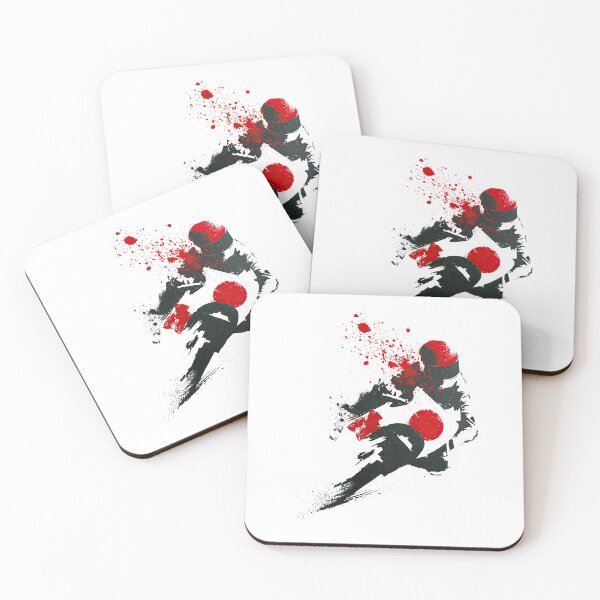 Item preview, Vintage Cafe Racer Motorcycle Leaning Hard Poster designed and sold by EdvvinStudios.