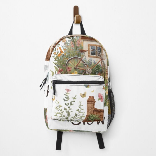 Artikelvorschau, Entschleunigtes Leben | Verspielte botanische Illustration im Cottagecore-Stil entworfen und verkauft von catcurio.