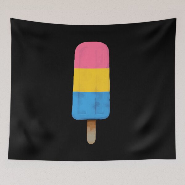 Item preview, Cute Pansexual Pride Flag Popsicle designed and sold by TackyTime.
