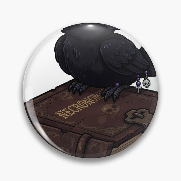 Item preview, Crow on Ancient Tome designed and sold by IllumeInk.