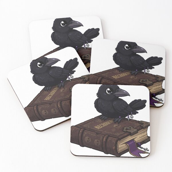 Item preview, Crow on Ancient Tome designed and sold by IllumeInk.