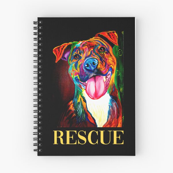 Item preview, Rescue Pitbull Dog – Adopt Don't Shop Colorful Dog Lover Gift designed and sold by Kaysmith233.