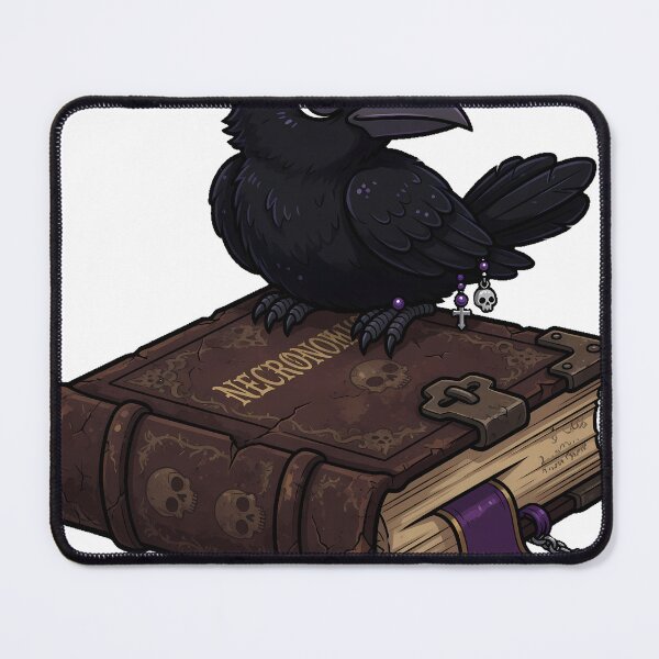Item preview, Crow on Ancient Tome designed and sold by IllumeInk.