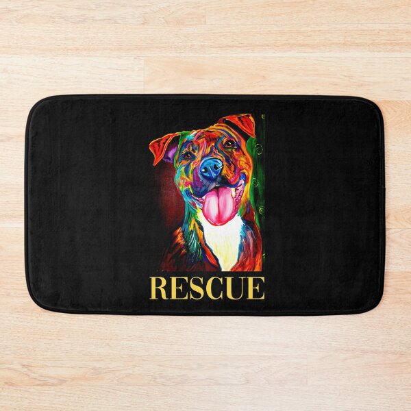 Item preview, Rescue Pitbull Dog – Adopt Don't Shop Colorful Dog Lover Gift designed and sold by Kaysmith233.