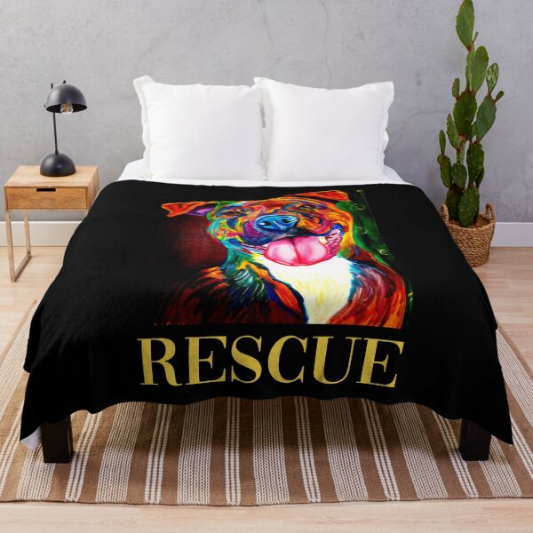 Item preview, Rescue Pitbull Dog – Adopt Don't Shop Colorful Dog Lover Gift designed and sold by Kaysmith233.