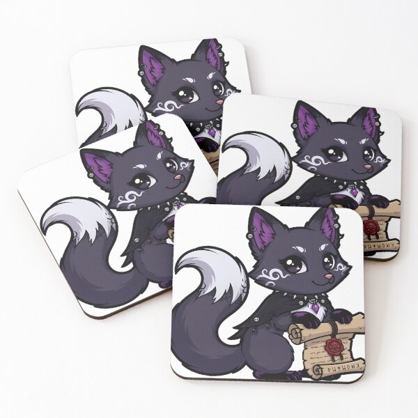 Item preview, Fox with Magic Scroll designed and sold by IllumeInk.