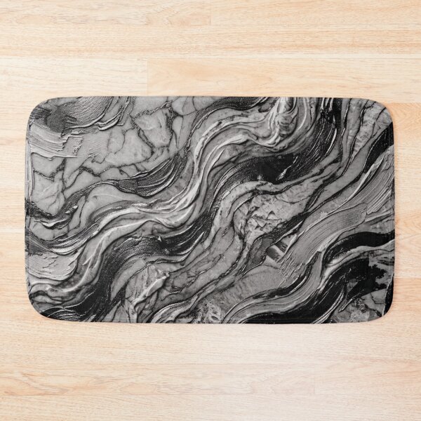 Item preview, Black and white wavy pattern designed and sold by snoWorkshop.