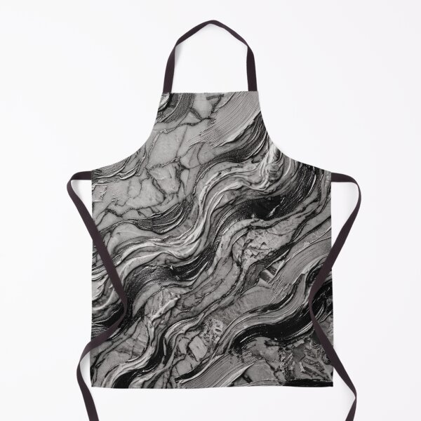 Item preview, Black and white wavy pattern designed and sold by snoWorkshop.