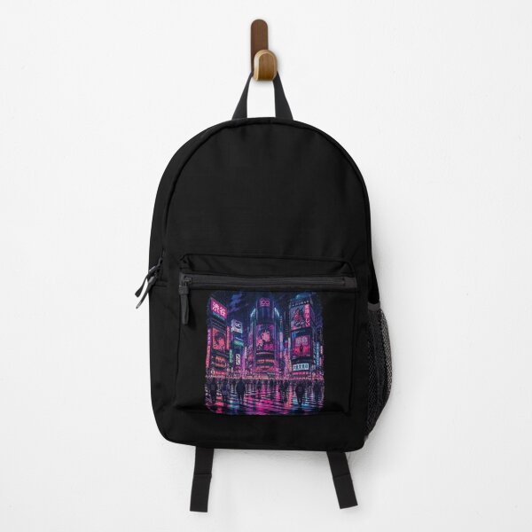Item preview, Cyberpunk Japan Neon City Nocturnal Art designed and sold by W&RParadise.