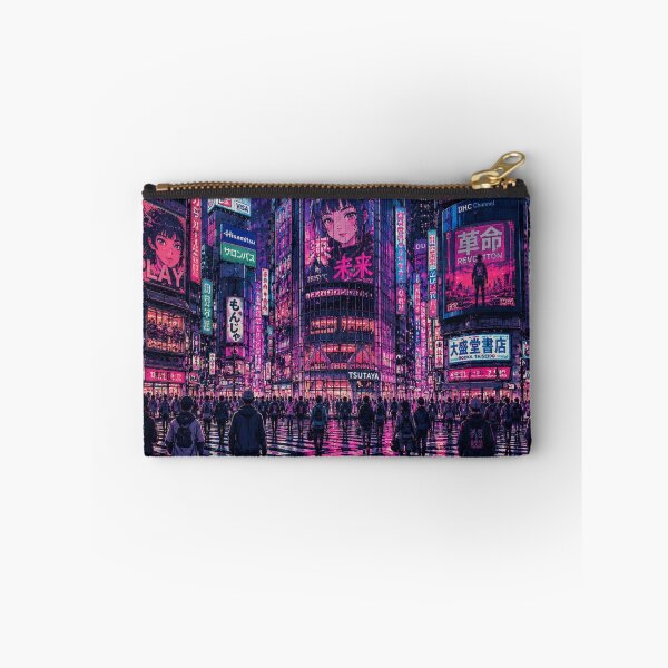 Item preview, Cyberpunk Japan Neon City Nocturnal Art designed and sold by WRParadise.