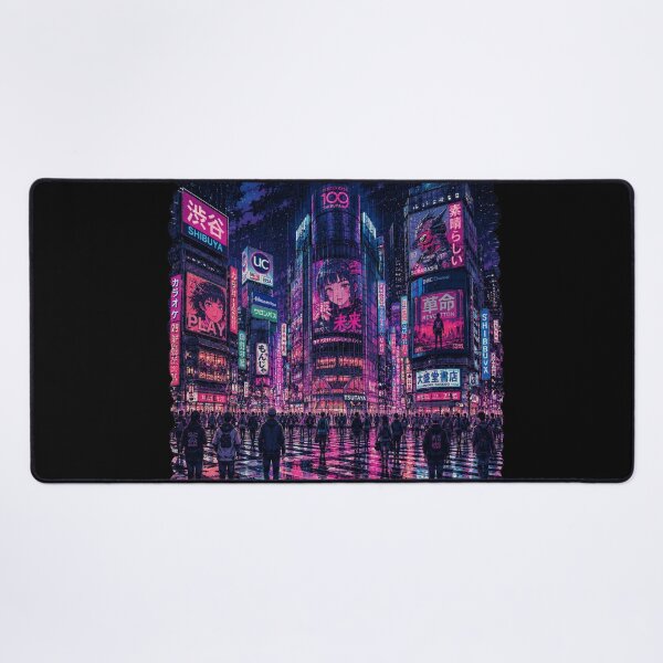 Item preview, Cyberpunk Japan Neon City Nocturnal Art designed and sold by WRParadise.
