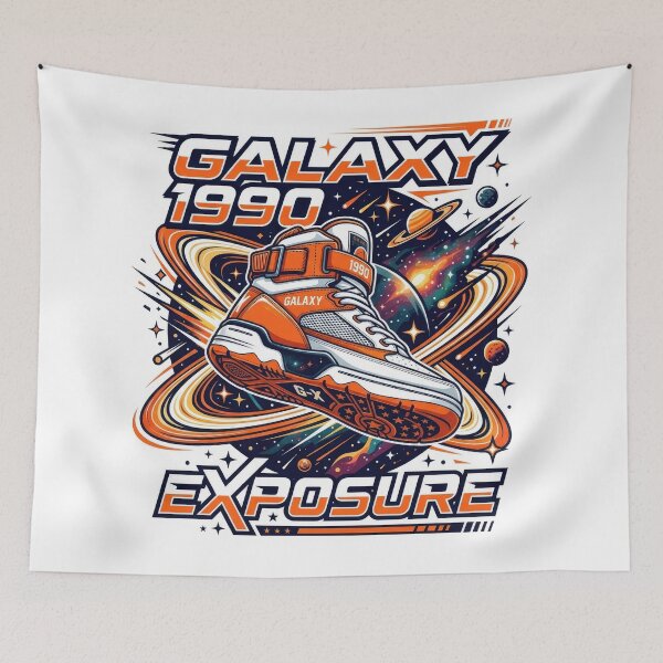 Item preview, Galaxy 1990 Retro Sneaker Space Vector designed and sold by Rahat3344.