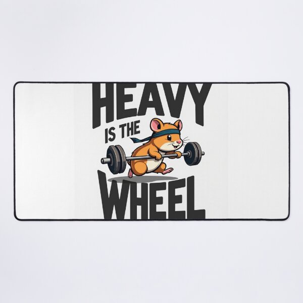 Item preview, Heavy Is The Wheel Hamster Gym designed and sold by FlippoStories.