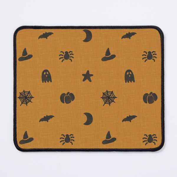Item preview, Ghouls & Co - Retro Whimsigoth Halloween Pattern Orange Black designed and sold by DesigndN.