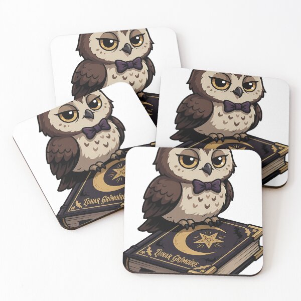 Item preview, Owl on Spellbook designed and sold by IllumeInk.